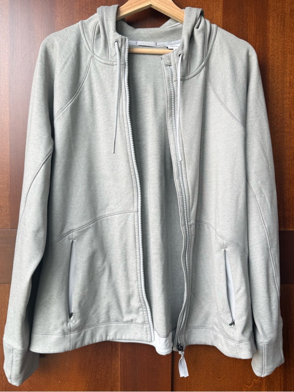 Women’s Athleta Gray Fleece Zip Size XL